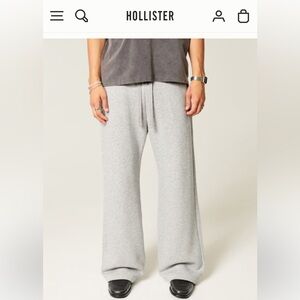 Hollister Men's Gray Sweatpants